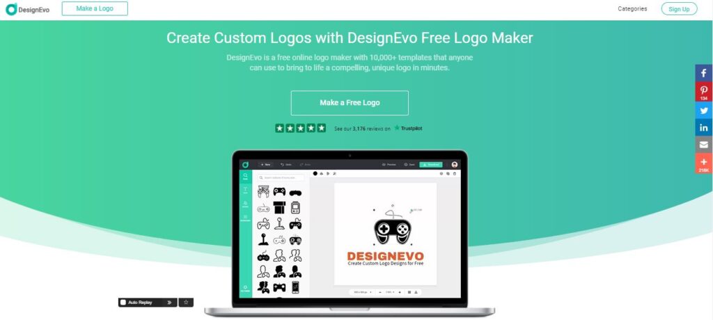 DesignEvo Logo設計平台 2